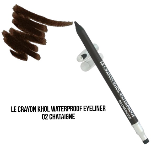 ‼️NEW‼️Lancome Discontinued Le Crayon Khol Waterproof  02 Chataigne - Picture 3 of 16